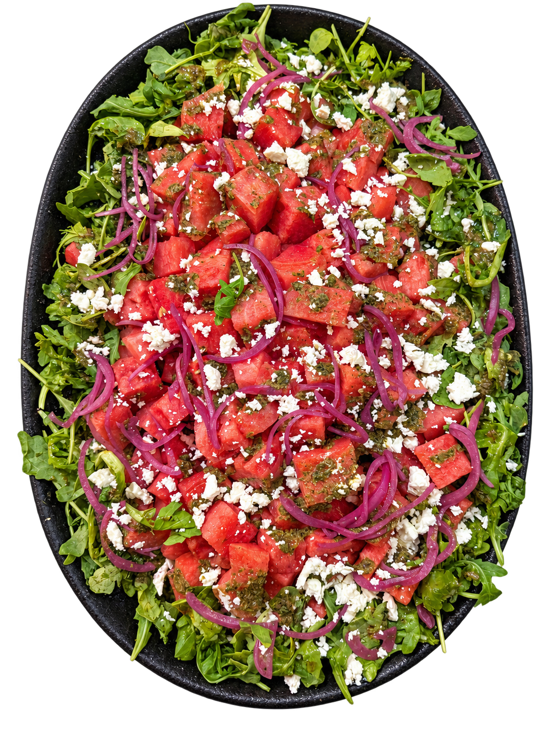 Watermelon salad from the private gathering